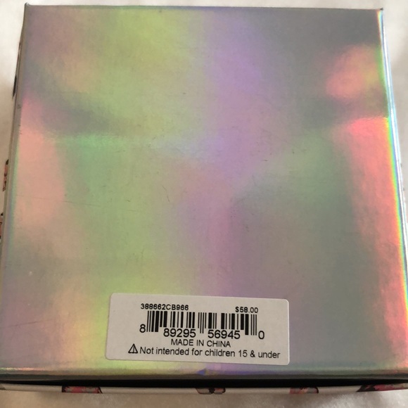 Betsey Johnson Gold Tone Gypsy Hoop Earrings Butterfly & Pastel Crystal Accents - Picture 12 of 12